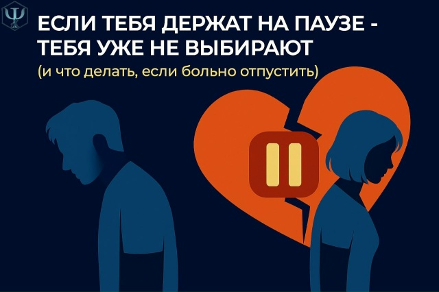 Если тебя держат на паузе — тебя уже не выбирают (что делать, если больно отпустить?)